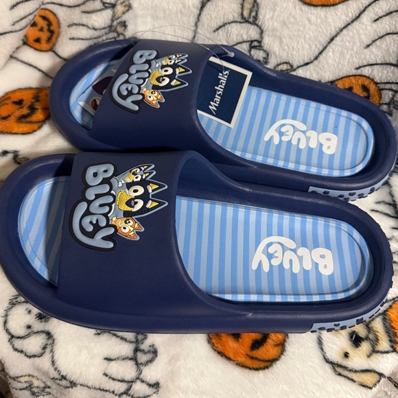 NWT Bluey Slide Sandals, Size 9 - Picture 1 of 5